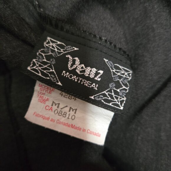 Vintage 90s Grey Maxi Pencil Skirt Cargo Pockets Office Siren Size S High Waist - Picture 7 of 8